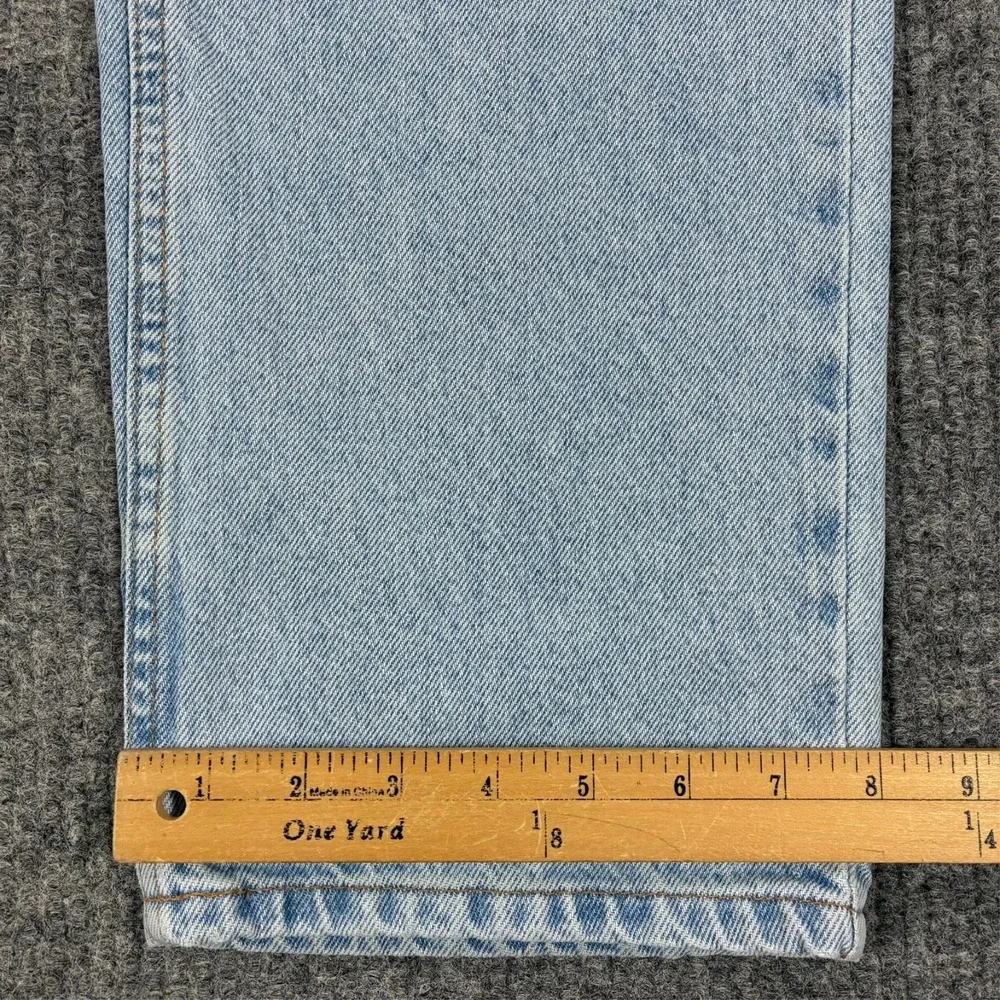 Eddie Bauer Mens Size 35x32 Straight Leg Jeans Light Wash Denim 100% Cotton